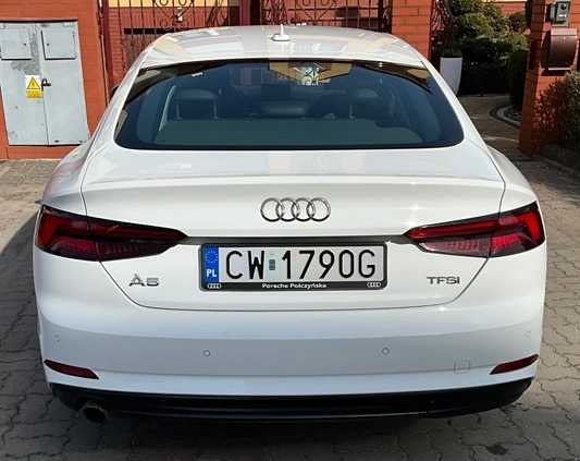 Audi A5 cena 93000 przebieg: 96600, rok produkcji 2017 z Włocławek małe 67